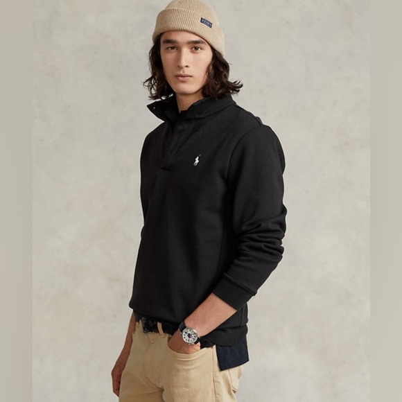 Polo Ralph Lauren Double-Knit Mock Neck Sweatshirt - Picture 1 of 8